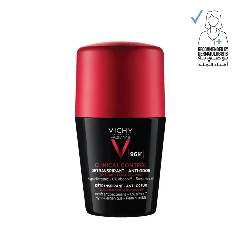 VICHY HOMME CLINICAL CONTROL 96H DEODORANT, 50ML